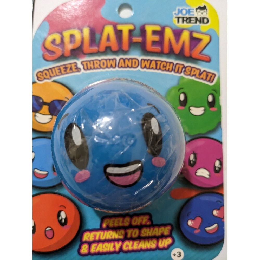 Joe Trend Slat-Emz Squeeze Throw And Watch It Splat Ball Slim Toy Fun Gift Fun